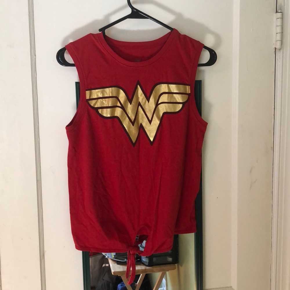 Wonder Woman tie tank